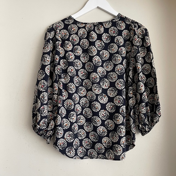 ANTHROPOLOGIE Maeve Printed Blouse - Picture 2 of 4